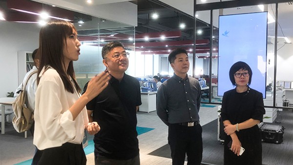 深交流，促合作，立思辰銀山公司董事長(zhǎng)一行到訪云蝶科技